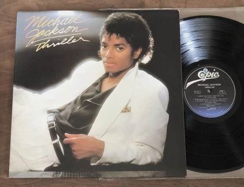 MICHAEL JACKSON ~ THRILLER / EPIC QE 38112 "NO MJ CO-PRODUCER CREDIT" 1982 LP