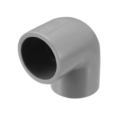 20mm Slip 90 Grad PVC Rohrverschraubung Winkelkupplung Adapter Grau 10 Stücke
