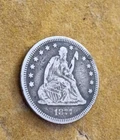 1877 Seated Liberty Quarter .90 Silver