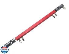 TUOREN Double Kick Drum Pedal Drive Shaft Steel Bass Drum Pedal Linkage Conne