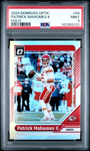 2024 Panini Donruss Optic Patrick Mahomes II #94 Holo PSA 9