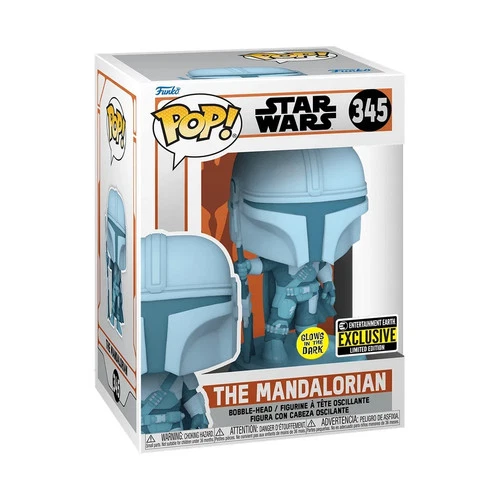 Funko Pop! : Star Wars - The Mandalorian (Glow) - Entertainment Earth #345