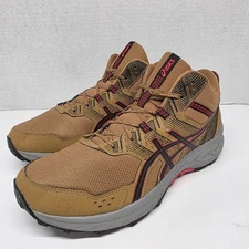 Asics Gel-Venture 9 MT  Tan Presidio/Electric Red Men Size 11 US