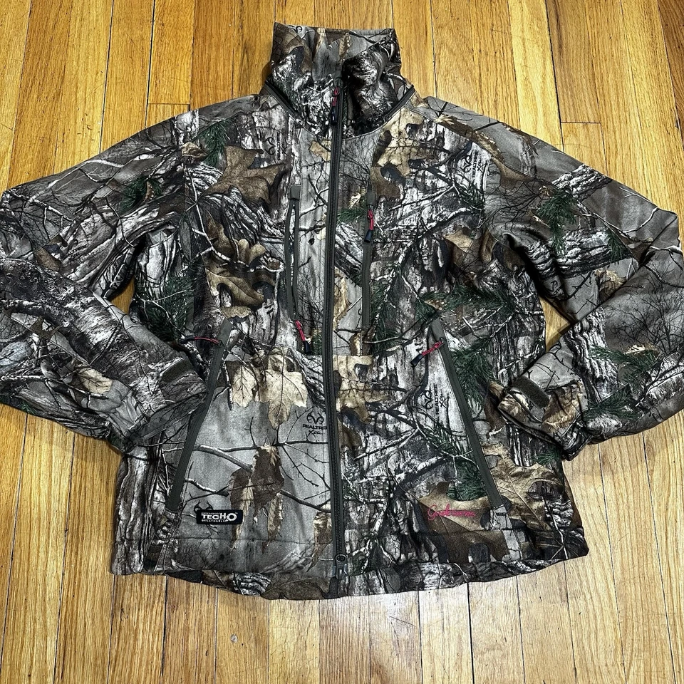 Gander Mountain Guide Series Women Jacket Small Camo TecH2O Waterproof Realtree - Image 2 of 4