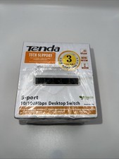 Tenda 5 Port Ethernet 10/100Mbps Desktop Switch Compact Low Consumption New