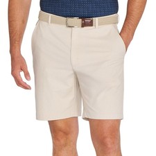 Greg Norman Men's Golf Stretch Short, Khaki, Size: 36, New