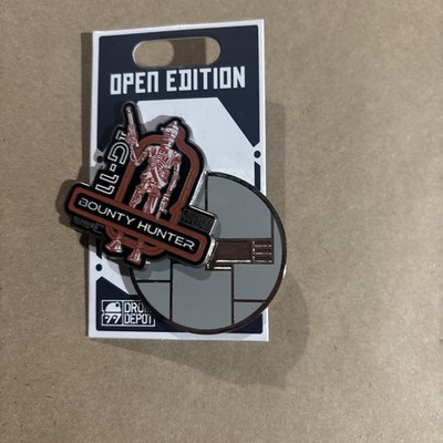 Disney Parks STAR WARS Galaxy's Edge LL-DT Droid Bounty Hunter Pin Open Edition