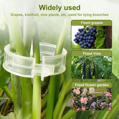 Tomato Trellis Clips,Plant Support Clip for Climbing Plants,Reusable Hooks