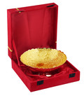 Decorative Bowl for Keys Entryway Table Brass Metal Home Gift 24K Gold Plated