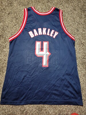 MINT Vtg 90s Champion Houston Rockets Sz 48 XL Charles