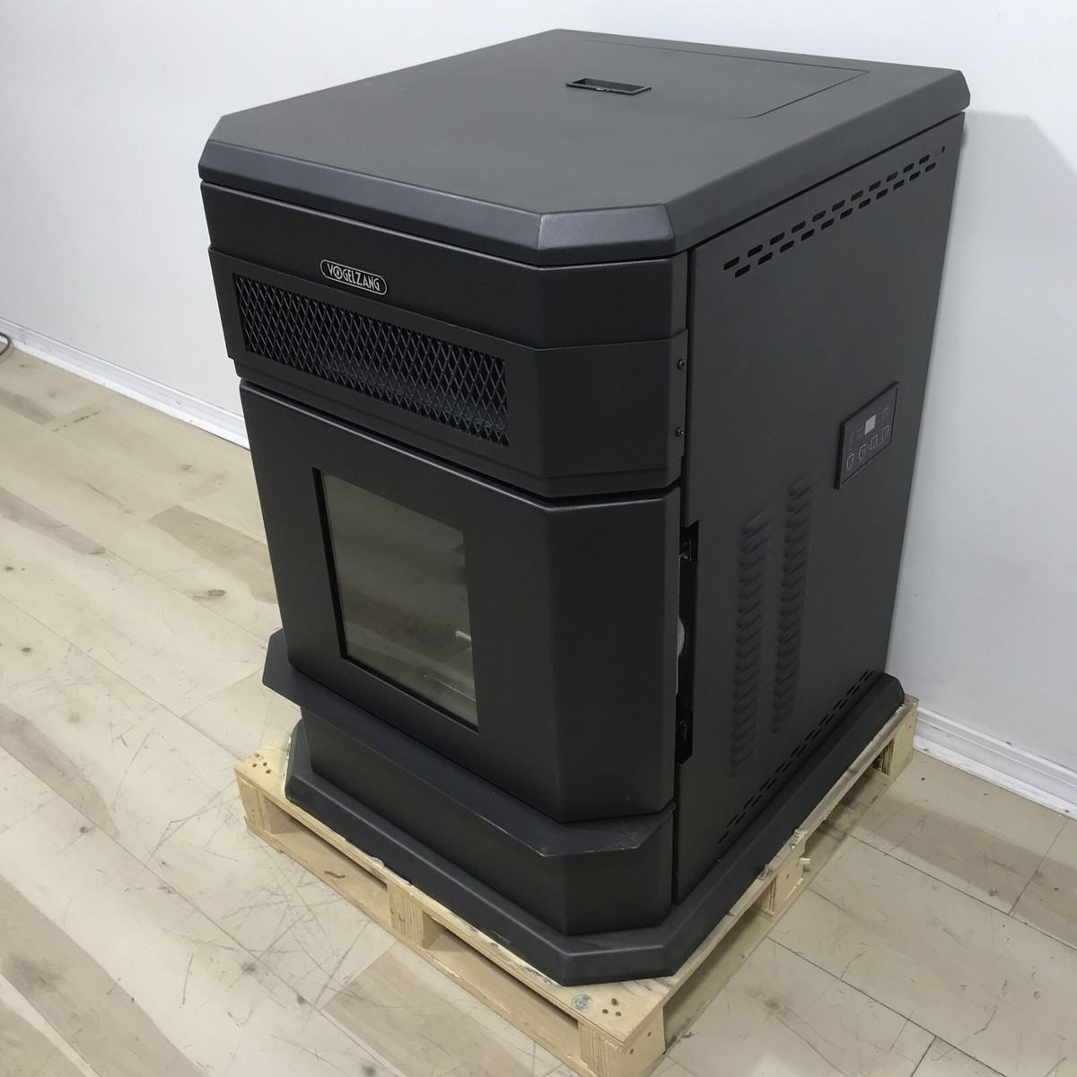 Vogelzang VG5790 2200 sq. ft. Wood Pellet Stove 120lb Hopper and Remote  Control | eBay