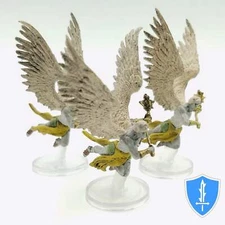 Deva x3 - Snowbound #15 D&D Icons Realms Angel Miniature