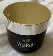 VitaScents VitaRub Organic Hemp Oil Therapeutic Grade 4oz.