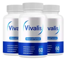 Vivalis for Men ed, Male Health Pills to Boost Energy & Vitality (3 Pack)