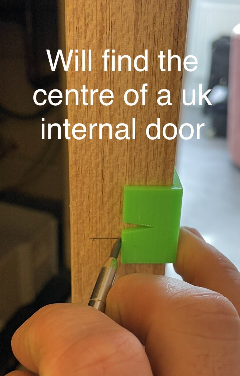 The Original "AccuJig" Door Handle though bolt handle Jig eBay