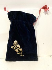 Ancien Sac à Main Fourre tout brodé Costume de Théâtre année 1900