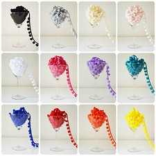 Pom Pom Bobble Trim Fringe 15mm Medium Sewing Craft Per Metre GREAT COLOURS