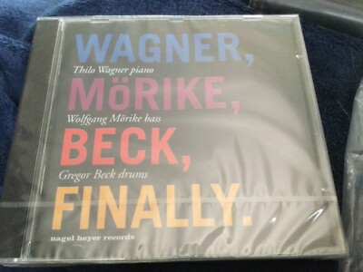 THILO WAGNER, WOLFGANG MORIKE & GREGOR BECK Finally CD NEW Jazz Bop Swing 2002