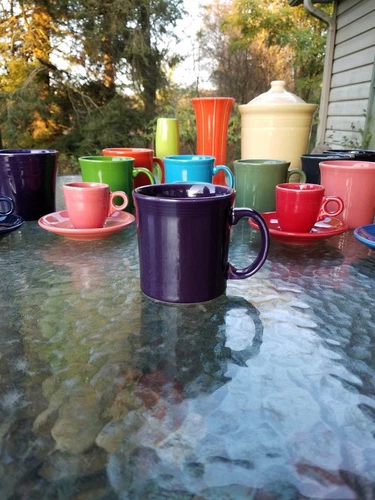 JAVA MUG plum purple FIESTAWARE FIESTA WARE 12 OZ new