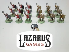 Misc Manufacturer Historical: Medieval Soldiers with Shield & Halberds (painted)