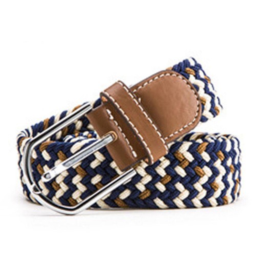 Men Women Elastic Braided Woven Belt Buckle Stretch Waist Belt for Jeans Pants~ - Picture 43 of 48