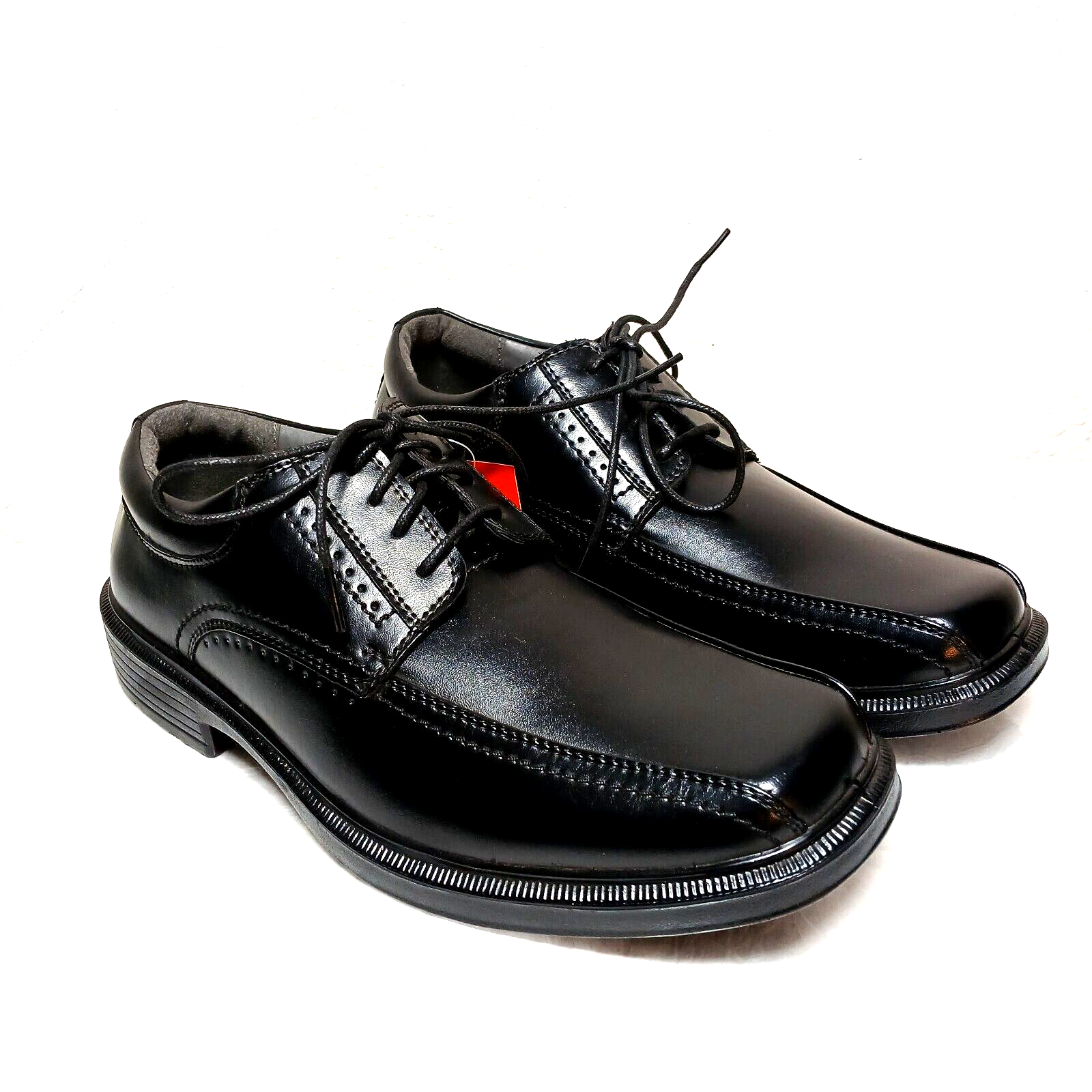 SAOLA DEER STAGS scarpe eleganti uomo Williamsburg stringate Derby taglia 8 M nere NUOVE