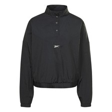 Reebok Womens Woven Coverup Sports Training Fitness Gym Performance Jacket