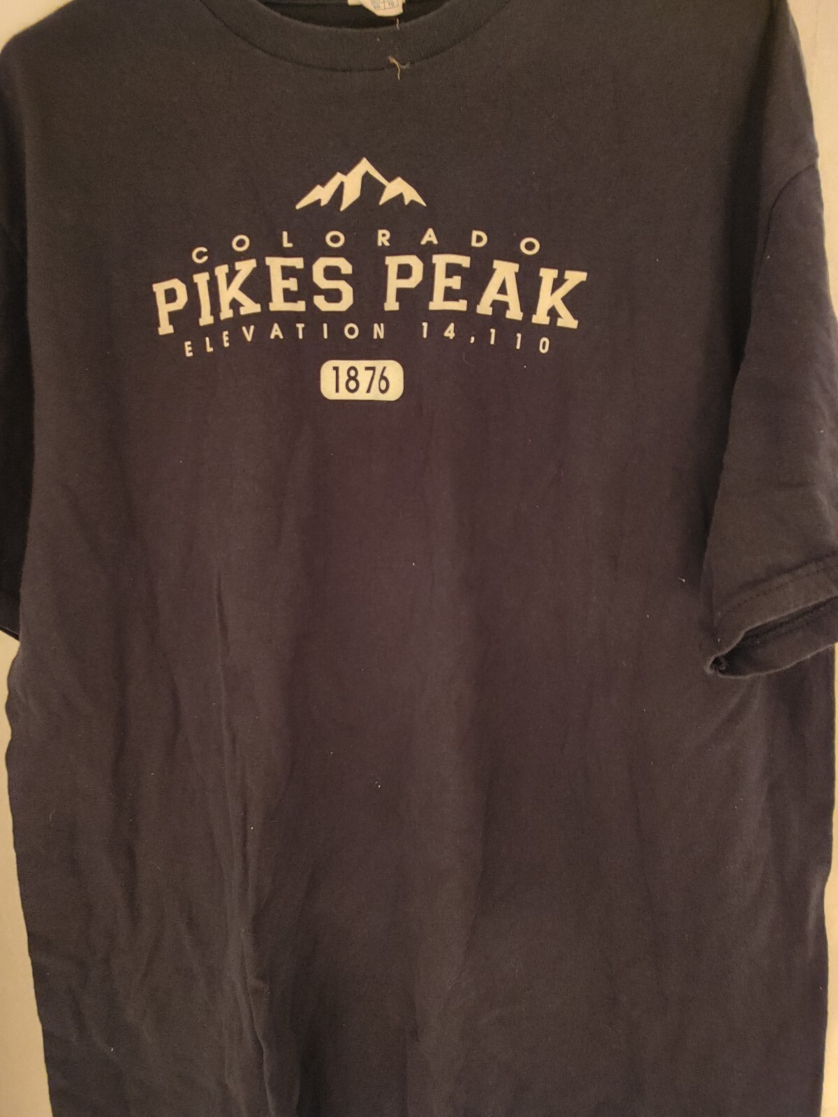 Colorado Pikes Peak Mens Sz Large Blue T Shirt