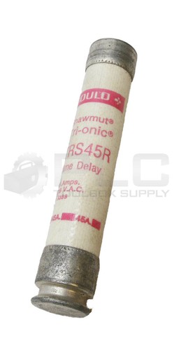 LOTTO 4 FUSIBILI TRIONICI NUOVI GOULD SHAWMUT TRS45R 45A 600VAC - Foto 2 di 4