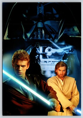 Postcard Anakin Skywalker and Obi-Wan Kenobi Star Wars Attack of