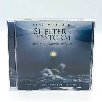 Stan Whitmire ''Shelter In The Storm'' CD Solo Piano Hymns Of Comfort & Peace