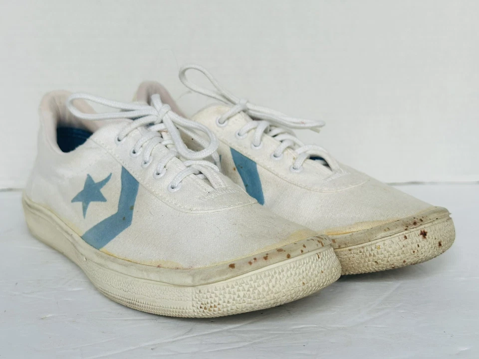 Винтажный женский теннис США Converse One Star «Chris Evert» размер 7 белый 1970-е - Изображение 4 из 4