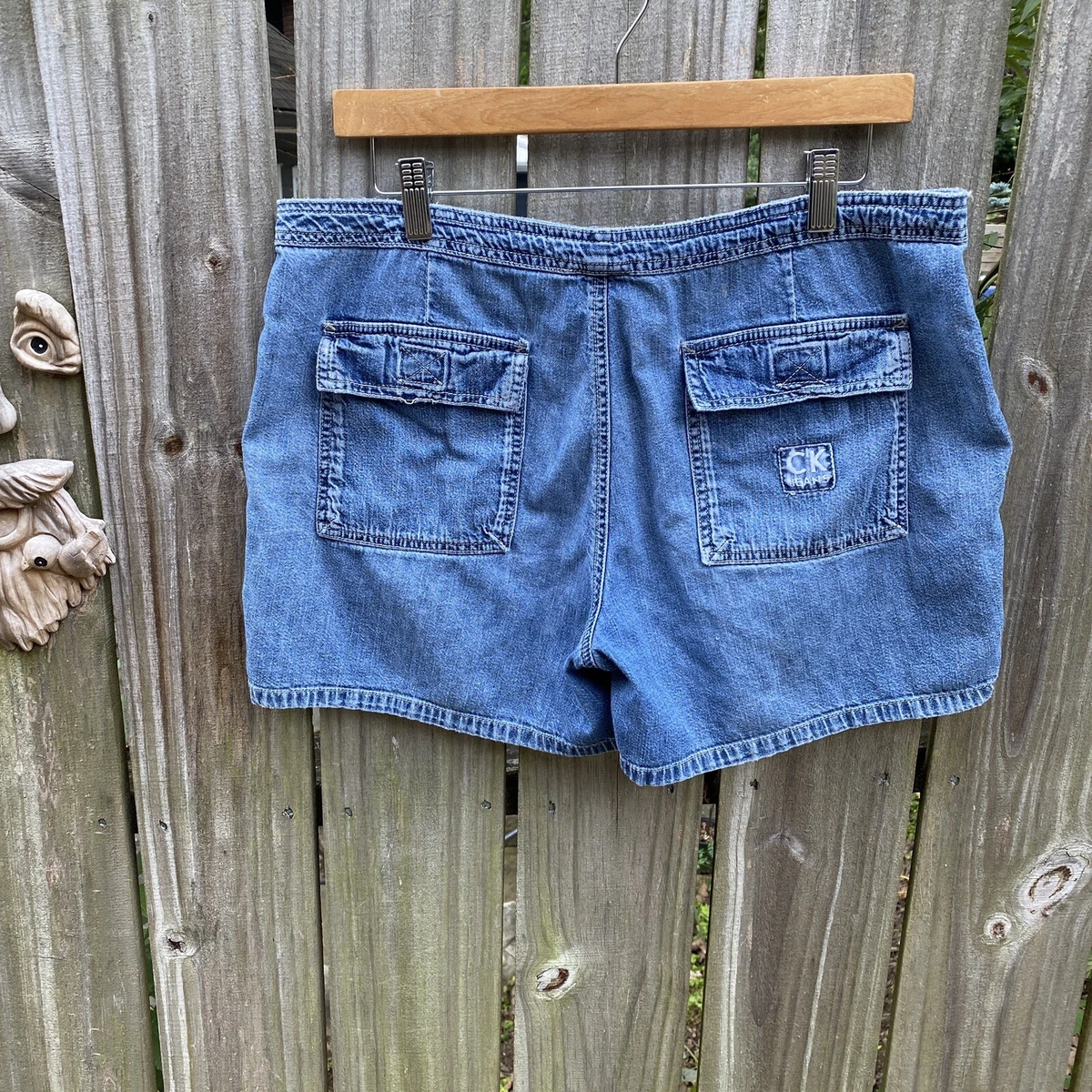 Calvin klein hot sale denim shorts