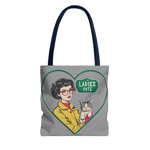 Cat Ladies Vote Tote Bag Fun Election Carry-On Harris Walz Trump Vance - Picture 42 of 61