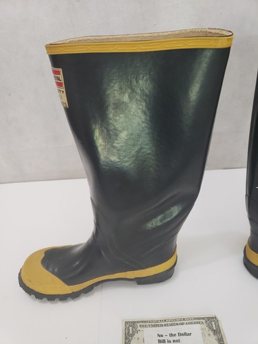 Vintage Uniroyal Sicherheits-Gummistiefel - Stahlkappe Stahlschaft - Größe 6 Fabrik - Bild 3 von 9