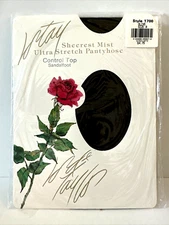 Lord & Taylor Pantyhose Sheerest Mist Ultra Stretch OLIVE Control Top Size A