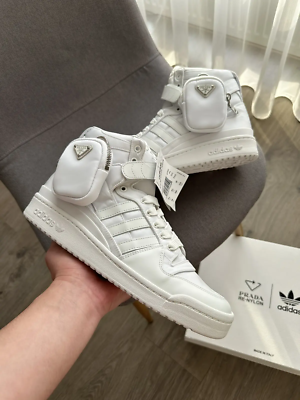 Prada Adidas Forum Low White Sneakers | eBay Prada Adidas Forum Low White Sneakers | eBay