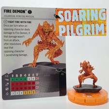 Marvel Heroclix FIRE DEMON - 008 - COMMON Wheels of Vengeance