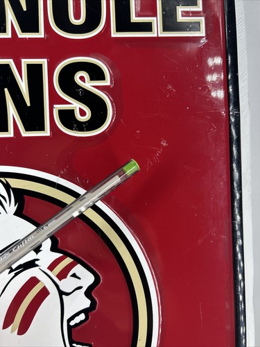 Seminole Fans Parking Only Sign 18×12 - Picture 2 of 5