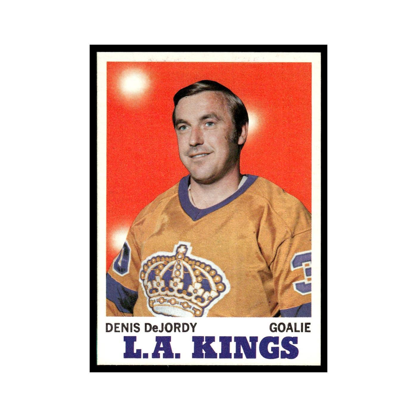 Denis DeJordy 1970 Topps #31 Los Angeles Kings Hockey Card NM