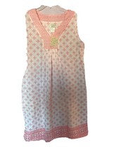 Lati Fashion Intimates Woman Coral Polyester Nightgown Women's Sz Medium
