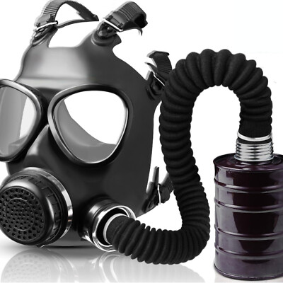 #ad #ad Hose Tube Pipe Soviet Russian Military Gas mask GP 5 Gray Rubber 40mm Replace US $13.59