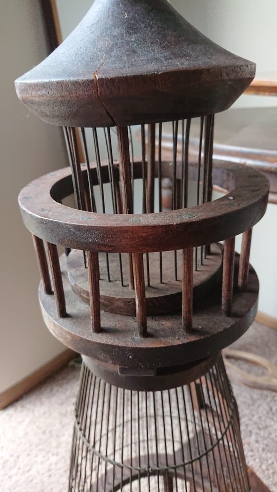 Lighthouse Birdcage, Cage Wood and Wire | eBay