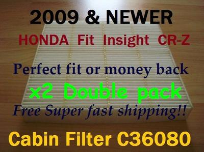 Seat Covers For Honda CR-Z 2-Pack High-Quality Cabin Air Filter