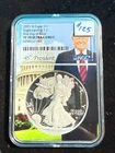 2021 W AMERICAN SILVER EAGLE TYPE 2 F.D.O.I. NGC PF 70 ULTRA CAMEO 085