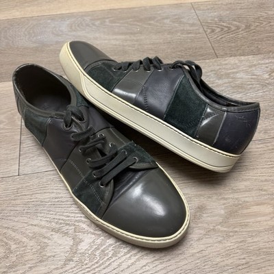 Lanvin Men s Low Sneakers Multi Stripes UK 10 (US 11) MSRP 560