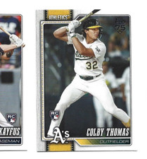 2026 Topps Series 1 Oakland A's Colby Thomas Rookie card