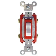 White Legrand CSB20AC2W 20 Amp 120/277V Toggle Double Pole Switch 1 Count