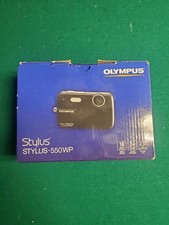 Olympus Stylus 550WP Digital Camera Waterproof W/ 2GB Battery Charger Tested