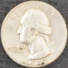 1942 XF Washington Quarter 90% SILVER!